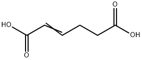 2-己烯二酸, 4440-68-0, 结构式