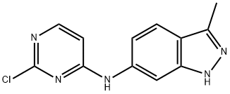 1H-Indazol-6-amine, N-(2-chloro-4-pyrimidinyl)-3-methyl- Structure