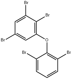 2,2′,3,5,6′‐ペンタブロモジフェニルエーテル標準液 化学構造式
