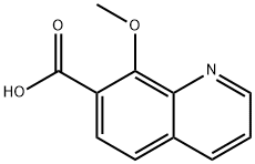 8-甲氧基喹啉-7-羧酸, 457948-35-5, 结构式