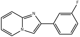 2-(3-氟苯基)咪唑并[1,2-A]吡啶, 475992-47-3, 结构式