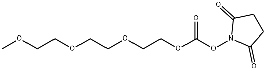 m-PEG3-NHS carbonate Structure
