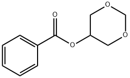 1,3-Dioxan-5-ol, 5-benzoate 化学構造式