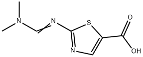 5-Thiazolecarboxylicacid,2-[[(dimethylamino)methylene]amino]-(9CI) Structure