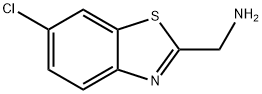 (6-CHLORO-1,3-BENZOTHIAZOL-2-YL)METHANAMINE 结构式