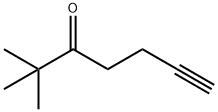 2,2-二甲基庚-6-炔-3-酮,51060-08-3,结构式
