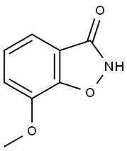 7-甲氧基-1,2-苯并噁唑-3-酮 结构式