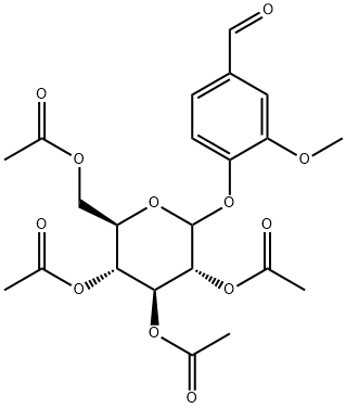 51482-43-0 4-O-(2',3',4',6'-四氧-乙酰基-Β-D-吡喃葡萄糖基)香草醛