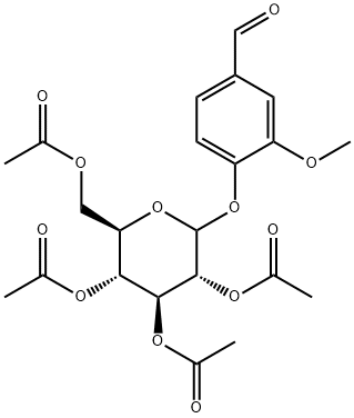 BENZALDEHYDE, 3-METHOXY-4-[(2,3,4,6-TETRA-O-ACETYLHEXOPYRANOSYL)OXY]-