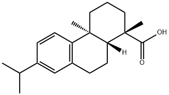 Abieta-8,11,13-triene-19-oic acid Struktur