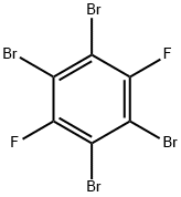 1,2,4,5-四溴-3,6-二氟苯 结构式