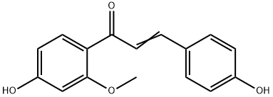 4,4'-二羟基-2'-甲氧基查耳酮 结构式