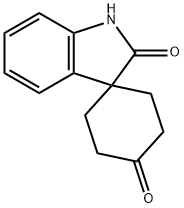 3-Spiral-(4''-cyclohexa-1-one)-indolin-2-one Struktur