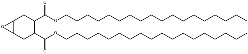 Dioctadecyl 4,5-epoxycyclohexane-1,2-carboxylate 结构式