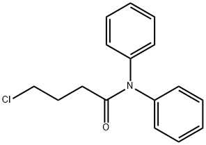 Butanamide, 4-chloro-N,N-diphenyl- Structure