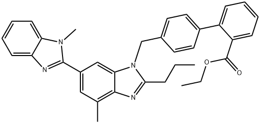 TelMisartan Ethyl Ester Structure
