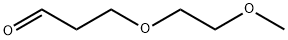 Propanal, 3-(2-methoxyethoxy)- Structure