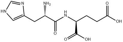 L-His-L-Glu-OH Structure