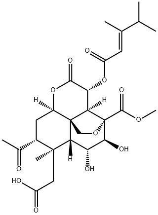 bruceanic acid A Struktur