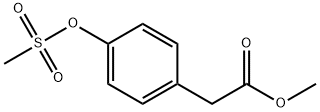 Benzeneacetic acid, 4-[(methylsulfonyl)oxy]-, methyl ester