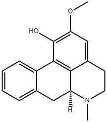 (6aS)-5,6,6aα,7-テトラヒドロ-2-メトキシ-6-メチル-4H-ジベンゾ[de,g]キノリン-1-オール 化学構造式