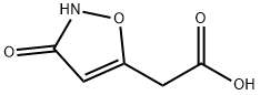 2-(3-羟基异恶唑-5-基) 乙酸 结构式