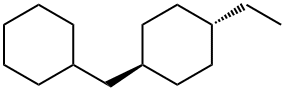 1α-(Cyclohexylmethyl)-4β-ethylcyclohexane 结构式