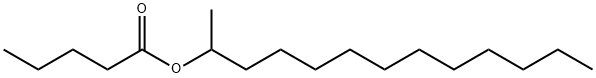 Pentanoic acid, 1-methyldodecyl ester Structure