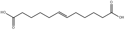 (E)-十二-6-烯二酸, 55311-06-3, 结构式