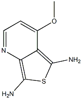2,7-Benzothiazolediamine,4-methoxy-(9CI) Struktur