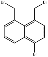 Naphthalene, 1-bromo-4,5-bis(bromomethyl)- Structure