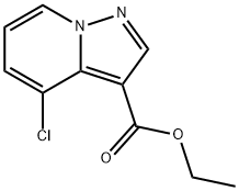 4-CHLOROPYRAZOLO[1,5-A]PYRIDINE-3-ETHYLFORMATE Structure