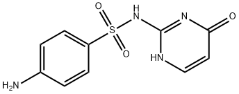 Benzenesulfonamide, 4-amino-N-(1,4-dihydro-4-oxo-2-pyrimidinyl)- Structure