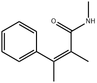 (Z)-N,α,β-Trimethylcinnamamide Struktur