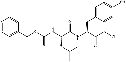 carbobenzyloxyleucyl-tyrosine chloromethyl ketone, 56979-35-2, 结构式