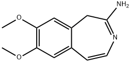 1H-3-Benzazepin-2-amine, 7,8-dimethoxy- Struktur