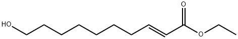 HYDROXYDEC-2-ENOIC ACID ETHYL ESTER, (E)-10-(SH) Structure