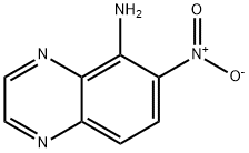 5-Quinoxalinamine, 6-nitro- Struktur