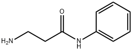 N〜1〜-PHENYL-BETA-ALANINAMIDE 化学構造式