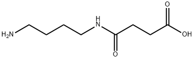 Butanoic acid, 4-[(4-aminobutyl)amino]-4-oxo- Struktur