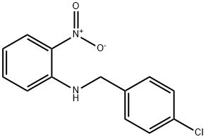 Benzenemethanamine, 4-chloro-N-(2-nitrophenyl)- Structure