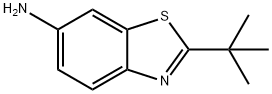 6-Benzothiazolamine,2-(1,1-dimethylethyl)-(9CI) 化学構造式