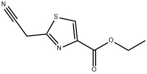 ETHYL 2-(CYANOMETHYL)-1,3-THIAZOLE-4-CARBOXYLATE, 59142-20-0, 结构式