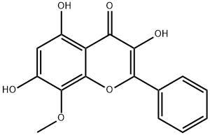 3-羟基汉黄芩素 结构式