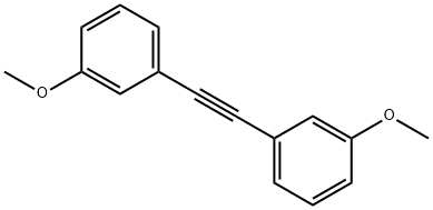 Benzene, 1,1'-(1,2-ethynediyl)bis[3-methoxy- 结构式