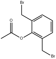 Phenol, 2,6-bis(bromomethyl)-, 1-acetate 结构式