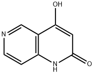 1,6-Naphthyridin-2(1H)-one, 4-hydroxy- Structure