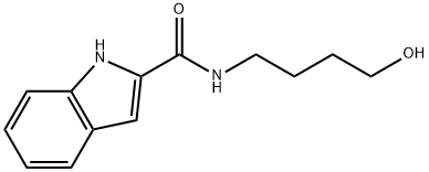 N-[1-(4-hydroxy)butyl]indole-2-carboxamide Struktur