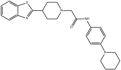 606083-41-4 1-Piperidineacetamide,4-(2-benzothiazolyl)-N-[4-(1-piperidinyl)phenyl]-(9CI)