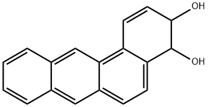 benzanthracene-3,4-dihydrodiol 化学構造式